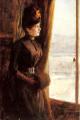 7 female portraits ( the end of 19 centuries ) in art and painting -  A Portrait of Madame Vallery-Radot :: Albert Edelfelt