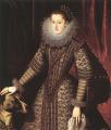 3 women portraits 17th century hall - Queen Margarita of Austria :: Bartolome Gonzalez 