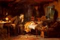 Interiors in art and painting - The Doctor :: Luke Fildes