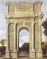 Architecture - A Triumphal Arch of Allegories :: Domenichino 