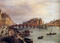 Architecture - Paris With A View Of The Pont Neuf :: Domenico Ferri
