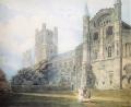 Architecture - Ely Cathedral from the South-East (after James Moore) :: Thomas Girtin 