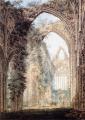 Ruins - Interior of Tintern Abbey looking toward the West Window :: Thomas Girtin