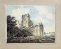 Architecture - Kirkstall Abbey, Yorkshire, from the South-East (after James Moore) :: Thomas Girtin