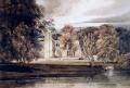 Architecture - The East End of Bolton Abbey, from across the River Wharfe :: Thomas Girtin