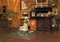 Interiors in art and painting - In the Studio :: William Merritt Chase 