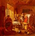 Interiors in art and painting - The Family Lawyer :: William Powell Frith