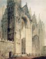Architecture - The West Front of Peterborough Cathedral :: Thomas Girtin