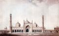 Architecture - The Jama Masjid, Delhi ::  William Daniell, R. A.