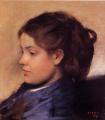 6 woman's portraits hall ( The middle of 19 centuries ) in art and painting - Emma Dobigny :: Edgar Degas 