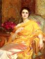 7 female portraits ( the end of 19 centuries ) in art and painting -  Portrait of Elsa :: Frank Dicksee