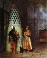 scenes of Oriental life (Orientalism) in art and painting - Waiting for an Audience :: Jean-Leon Gerome