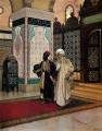 scenes of Oriental life (Orientalism) in art and painting - After Prayer :: Rudolf Ernst