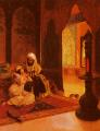 Arab women (Harem Life scenes) in art  and painting - Harem favourite :: Rudolf Ernst