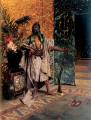 scenes of Oriental life (Orientalism) in art and painting - Harem Guard :: Rudolf Ernst