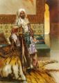 scenes of Oriental life (Orientalism) in art and painting - The Arab Prince :: Rudolf Ernst 