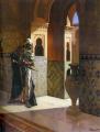 scenes of Oriental life (Orientalism) in art and painting - The Moorish Guard :: Rudolf Ernst