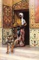 scenes of Oriental life (Orientalism) in art and painting - The Pasha's Favourite Tiger :: Rudolf Ernst