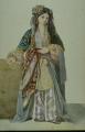 Arab women (Harem Life scenes) in art  and painting - Turkish Woman ('Annetta'), Smyrna  :: Charles Gleyre 