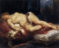 Odalisque Reclining on a Divan :: Eug?ne Delacroix