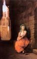 Arab women (Harem Life scenes) in art  and painting - Arab Girl with Waterpipe :: Jean-Leon Gerome