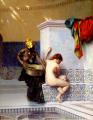 Arab women (Harem Life scenes) in art  and painting - Turkish Bath or Moorish Bath (Two Women) :: Jean-Leon Gerome