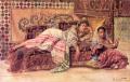 Arab women (Harem Life scenes) in art  and painting - The Reader :: Rudolf Ernst