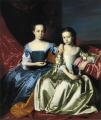 Children's portrait in art and painting - Mary and Elizabeth Royall :: John Singleton Copley