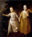 Children's portrait in art and painting - Painter's Daughters :: Thomas Gainsborough
