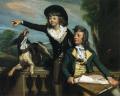 Children's portrait in art and painting - Charles Callis Western and His Brother Shirley Western :: John Singleton Copley