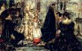 Rich interiors - A Medieval Christmas--The Procession :: Albert B. Wenzell