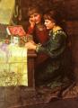 Children's portrait in art and painting - The Sewing Box :: Mary L. Gow