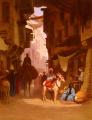 scenes of Oriental life (Orientalism) in art and painting - The Souk :: Charles Theodore Frere