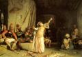 scenes of Oriental life (Orientalism) in art and painting - The Dance of the Almeh :: Jean-Leon Gerome