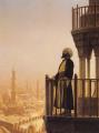 scenes of Oriental life (Orientalism) in art and painting - The Muezzin :: Jean-Leon Gerome 