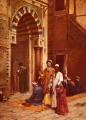 scenes of Oriental life (Orientalism) in art and painting - Blindness to the Mosque :: Arthur von Ferraris
