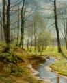 Forest landscapes - A Stream In The Woods :: Christian Peder Morch Zacho