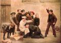 Children's portrait in art and painting - The Spanking :: Paul Charles Chocarne-Moreau