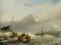 Coastal landscapes - View of Dordrecht :: Andreas Schelfhout 