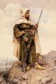 scenes of Oriental life (Orientalism) in art and painting - An Arab Soldier :: An Arab Soldier