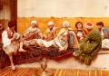 scenes of Oriental life (Orientalism) in art and painting - The Musicians :: Gustavo Simoni 