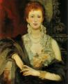 7 female portraits ( the end of 19 centuries ) in art and painting - Portrait of Clothilde Beer :: Hans Makart