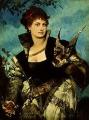 7 female portraits ( the end of 19 centuries ) in art and painting - Falconer :: Hans Makart