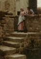 Romantic scenes in art and painting - Sweethearts :: Edmund Blair Leighton