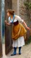 Romantic scenes in art and painting - The Eavesdropper :: Eugene de Blaas