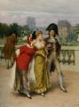 Romantic scenes in art and painting - The Promenade :: Frederick Hendrik Kaemmerer 
