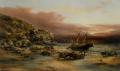 Sea landscapes with ships - After the Storm :: Henry Redmore 