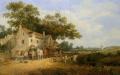 Summer landscapes and gardens - Outside the Woodmans Arms :: James Edwin Meadows