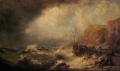 Sea landscapes with ships - Shipwrecked :: James Webb