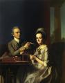 man and woman - Mr. and Mrs Thomas Mifflin (Sarah Morris) :: John Singleton Copley 